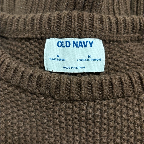 Old navy brown knitted sweater size medium (worn) - Picture 4 of 4